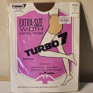 Vintage Marathon Turbo 7 Women's Nylon Size 4X Hips 48"-60" Taupe Sealed Package